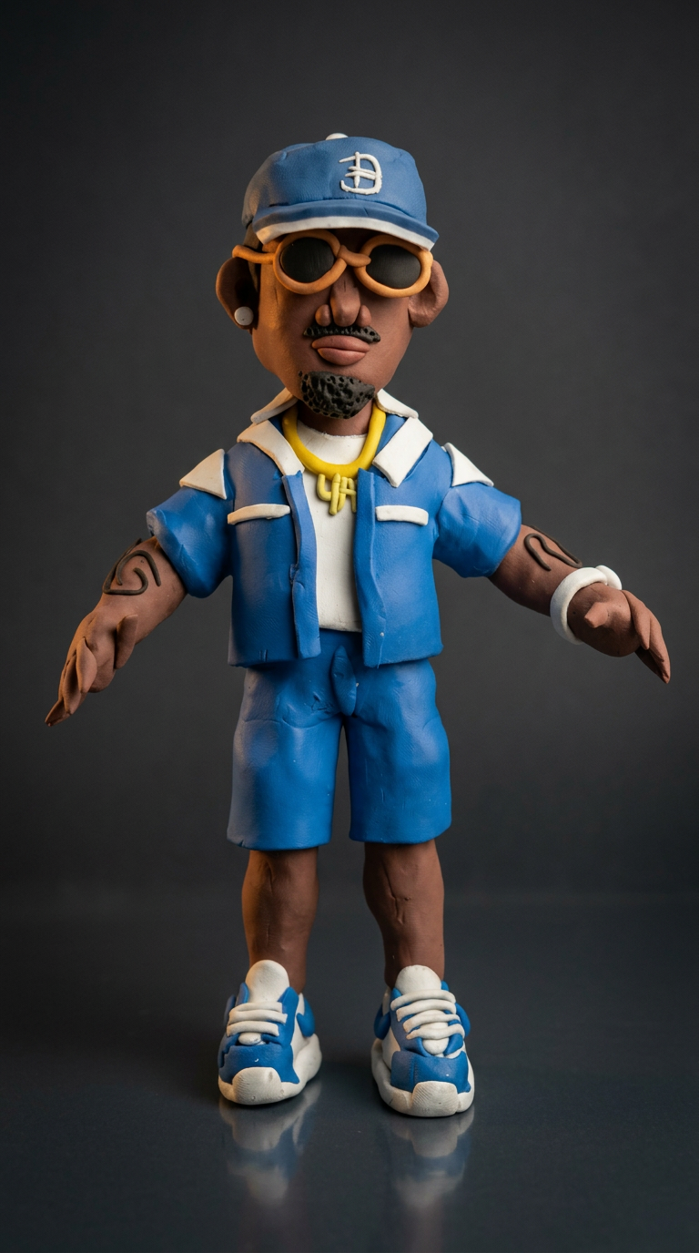 Claymation character render